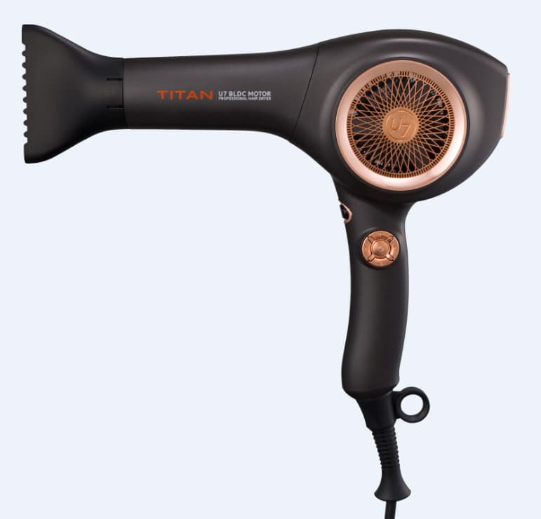 ELRA KOREA Professional hair dryer with powerful BLAC motor